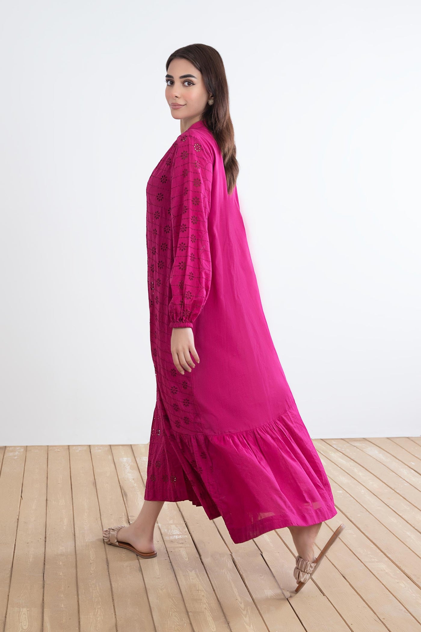 Embroidered Lawn Dress