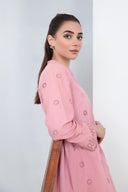 Embroidered Dobby Lawn Co-Ord Set