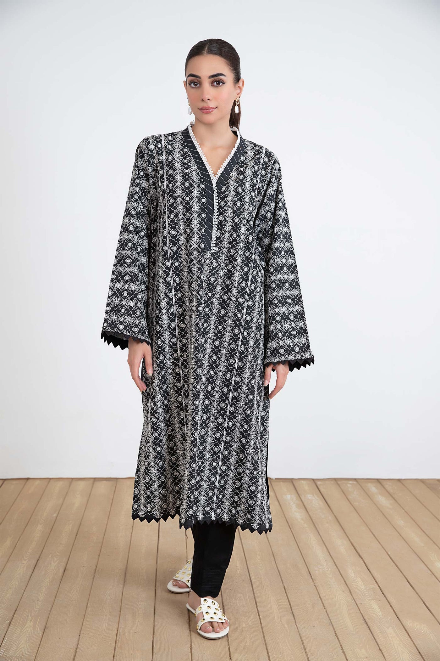 Embroidered Lawn Shirt