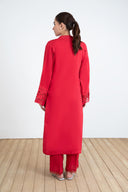 2 Piece Embroidered Dobby Lawn Suit