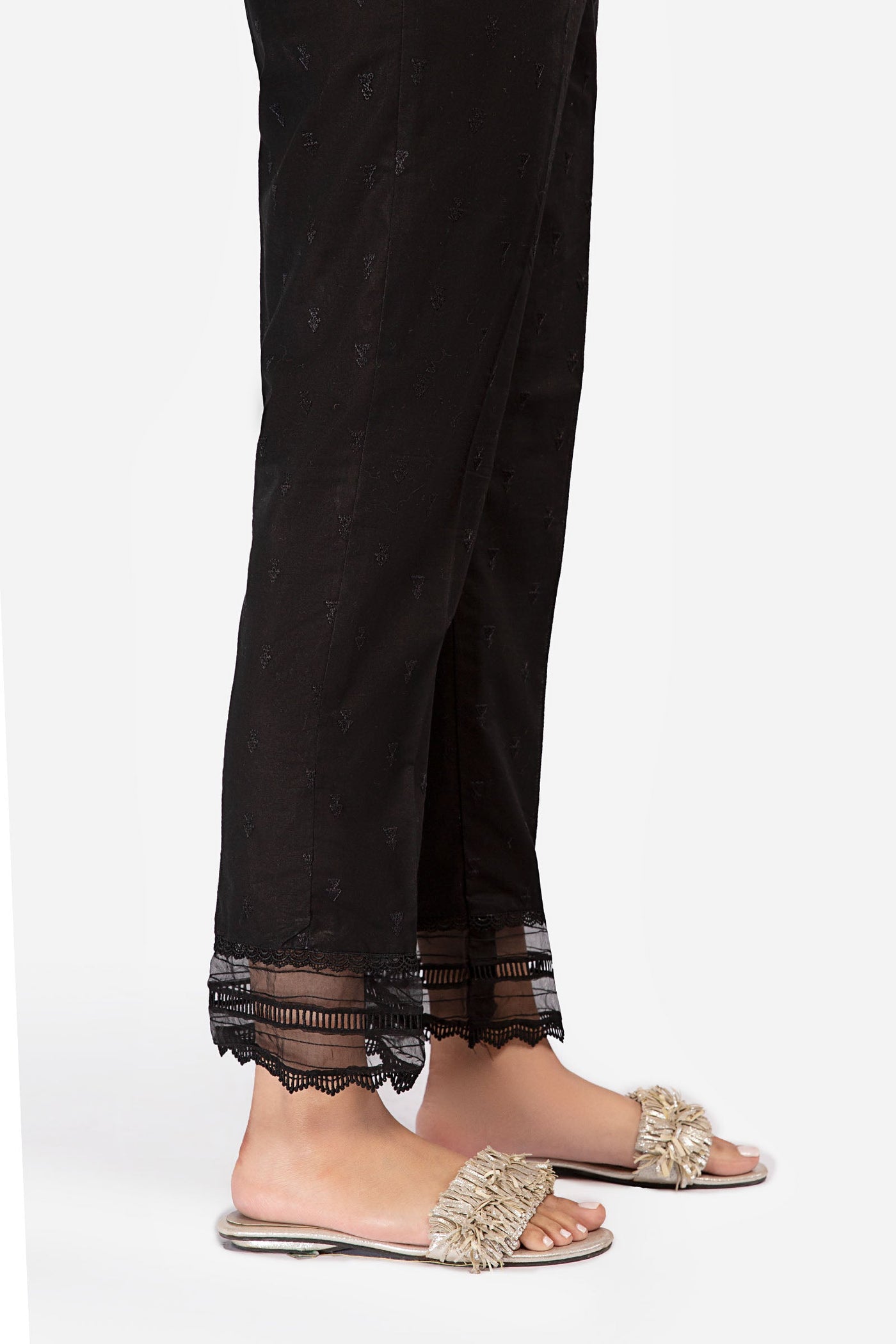 Embroidered Cambric Trouser | MB-EF23-90