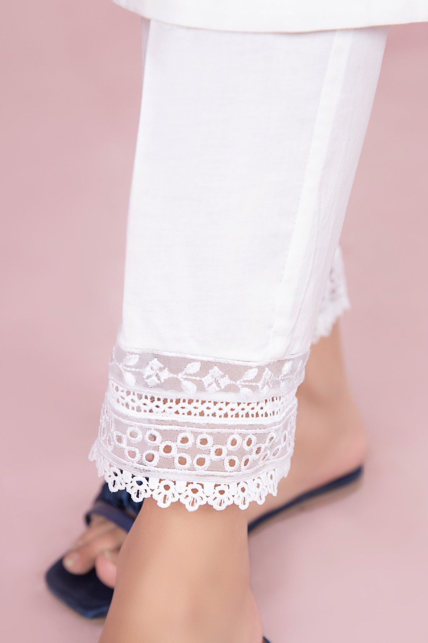 Cambric Straight Trousers