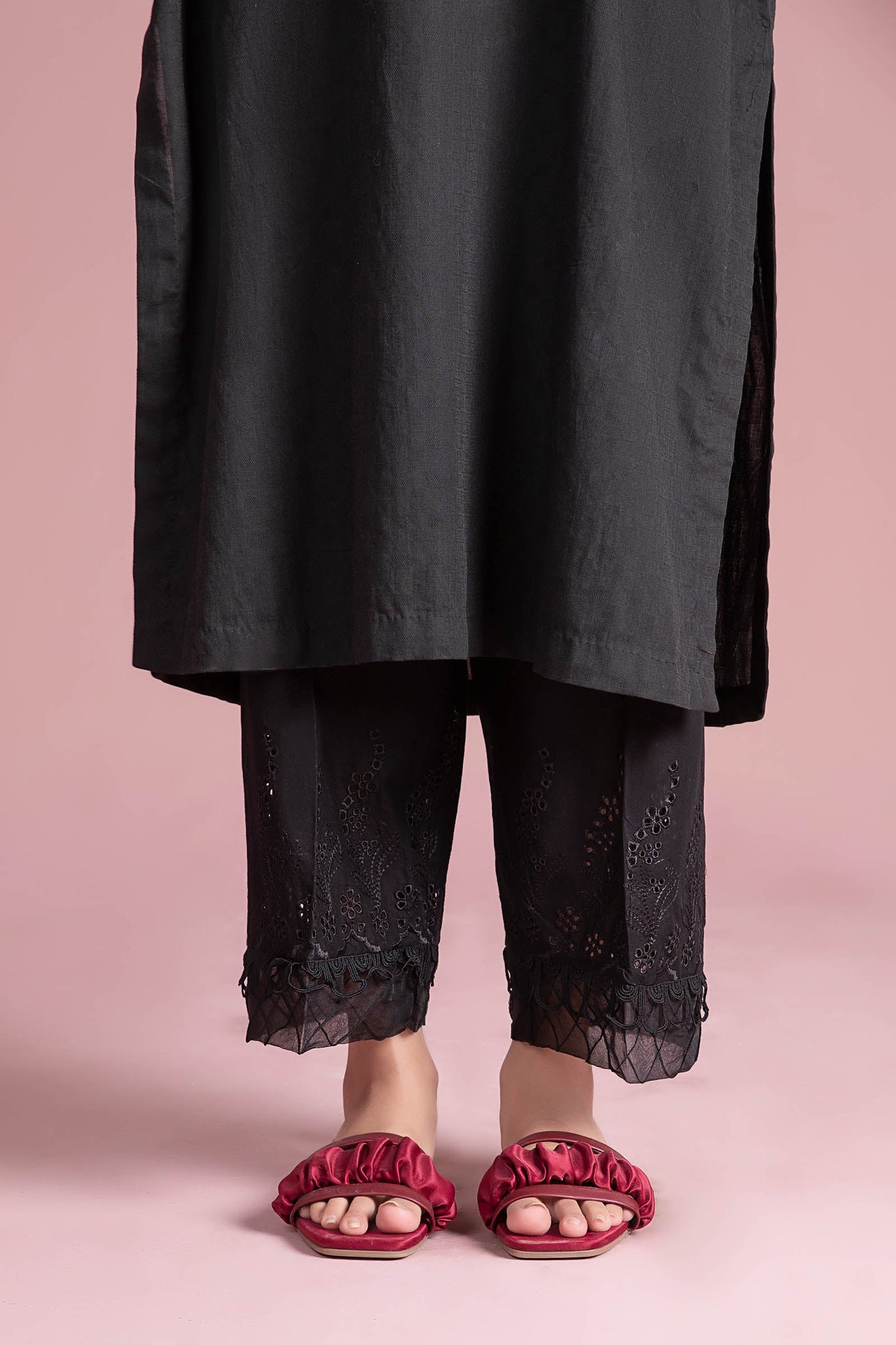 Cambric Cropped Trousers