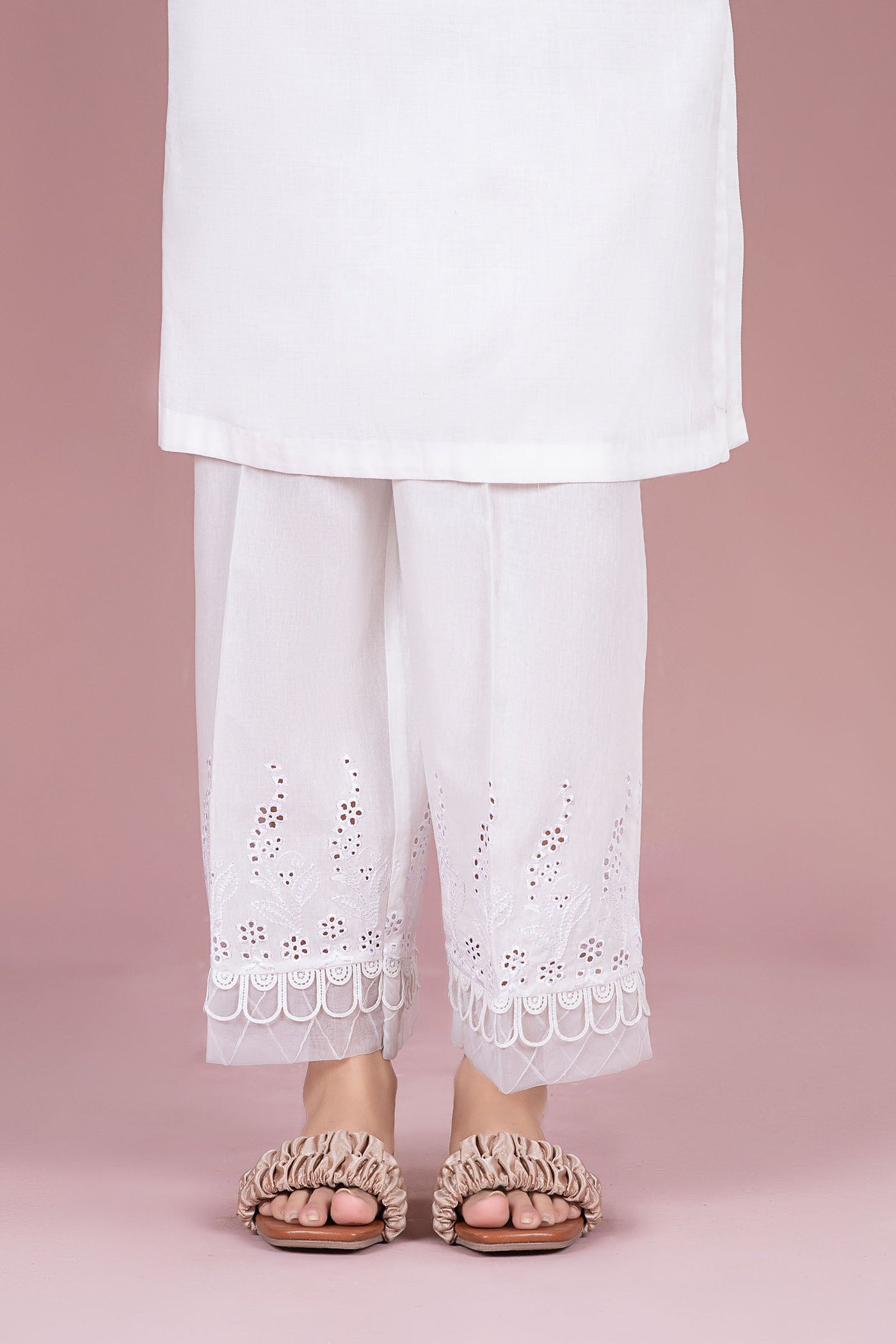 Cambric Cropped Trousers