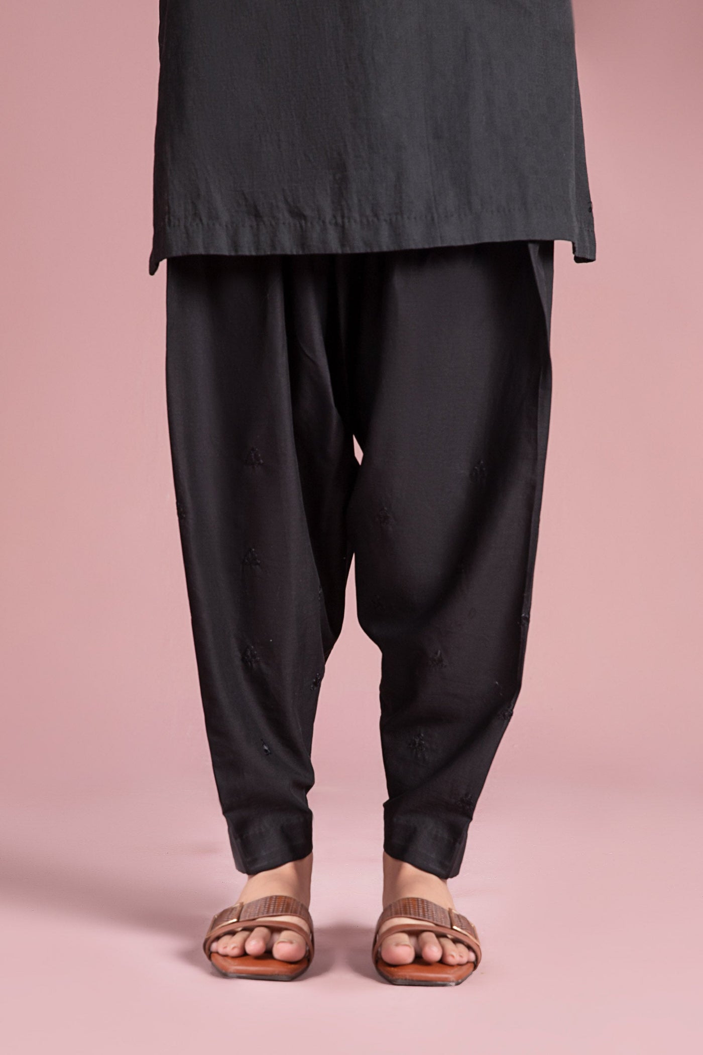 Embroidered Cambric Trouser