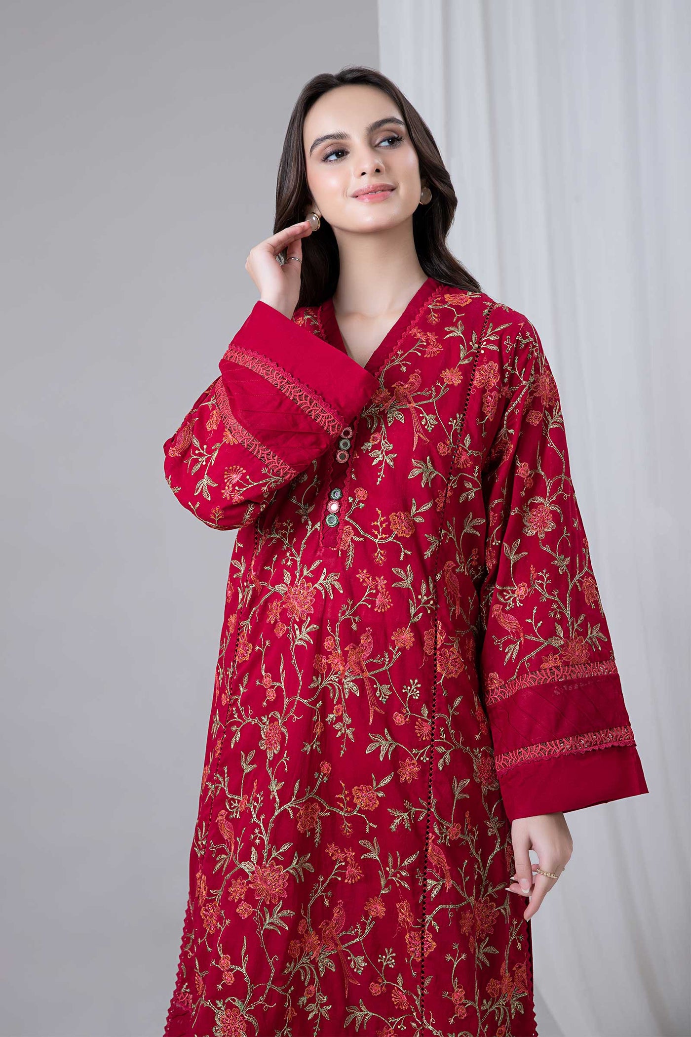 Embroidered Lawn Kurta