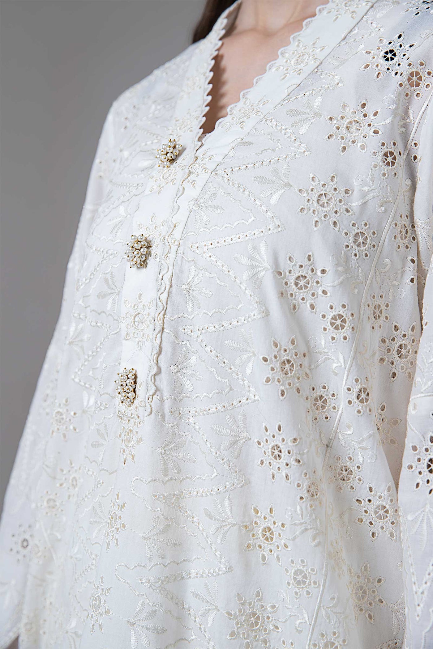 Embroidered Lawn Kurta