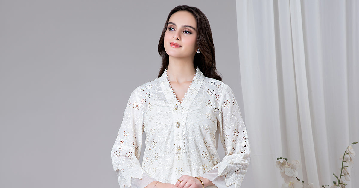 Embroidered Lawn Kurta