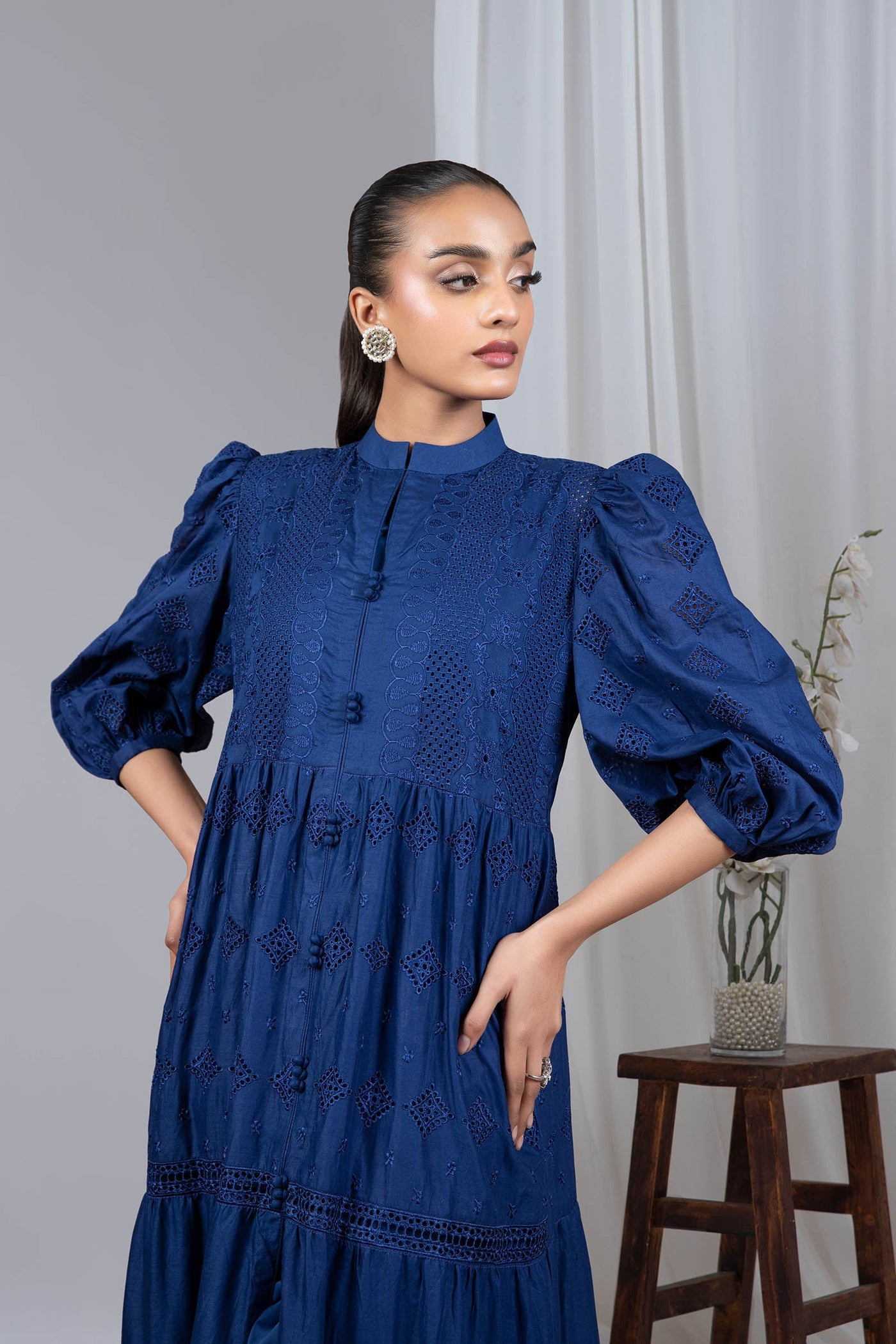 Embroidered Lawn Dress