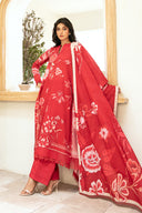 3 Pc Unstitched Printed Lawn Suit