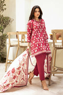 3 Pc Unstitched Printed Lawn Suit