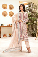 3 Pc Unstitched Printed Lawn Suit
