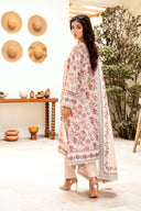 3 Pc Unstitched Printed Lawn Suit