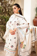 3 Pc Unstitched Printed Lawn Suit