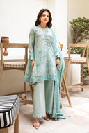 3 Pc Unstitched Printed Lawn Suit