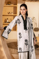 3 Pc Unstitched Printed Lawn Suit