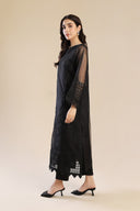 3 Piece Embroidered Organza Suit
