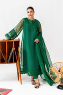 3 Piece Embroidered Organza Suit