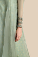 2 Pc Embroidered Organza Suit
