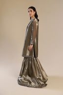 2 Pc Embroidered Tissue Suit