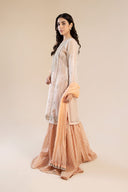 3 Pc Embroidered Organza Suit