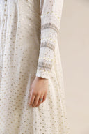 2 Pc Embroidered Organza Suit