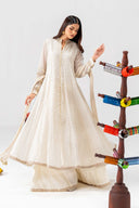 2 Pc Embroidered Organza Suit