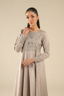 Embroidered Raw Silk Pishwas