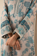 2 Pc Embroidered Organza Suit