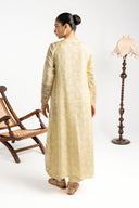 2 Pc Embroidered Raw Silk Suit