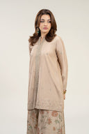 2 Pc Embroidered Bamberg Raw Silk Suit