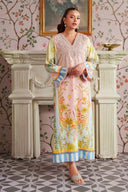 2 Pc Embroidered Crepe Suit