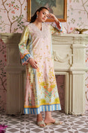 2 Pc Embroidered Crepe Suit