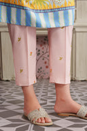 2 Pc Embroidered Crepe Suit
