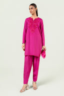 2 Pc Embellished Rawsilk Suit