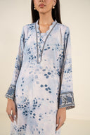 Embroidered Raw Silk Shirt