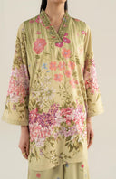 2 Pc Printed Crepe Suit