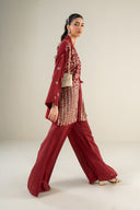 2 Pc Embellished Grainy Georgette Suit
