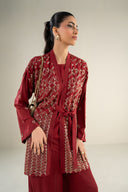 2 Pc Embellished Grainy Georgette Suit