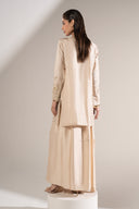 2 Pc Embroidered Bamberg Raw Silk Suit