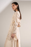 2 Pc Embroidered Bamberg Raw Silk Suit