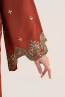 2 Pc Embroidered Georgette Suit