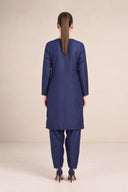 2 Pc Embellished Bamberg Raw Silk Suit