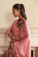 Printed Charmeuse Silk Saree