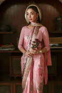 Printed Charmeuse Silk Saree