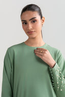2 Pc Embellished Swiss Lawn Suit
