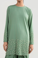 2 Pc Embellished Swiss Lawn Suit