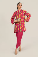 2 Pc Embellished Crepe Suit