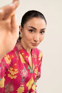 2 Pc Embellished Crepe Suit