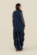 2 Pc Embroidered Cotton Net Suit